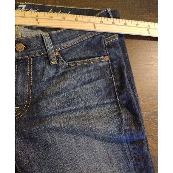 Ladies Seven 7 for All Mankind Boot cut Dark Blue Jeans Size 28 womens. - Picture 1 of 10